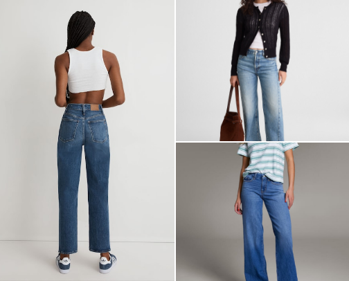 denim jeans cover photo collage
