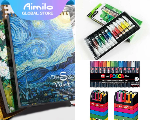 Art Supplies for Beginners and Professionals to Improve Drawing Skills cover photo collage