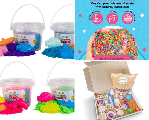 Sensory Play Supplies for Kids cover photo collage