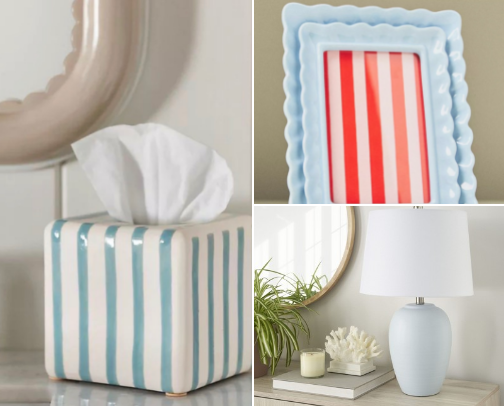 “it girl” coastal apartment/home decor cover photo collage