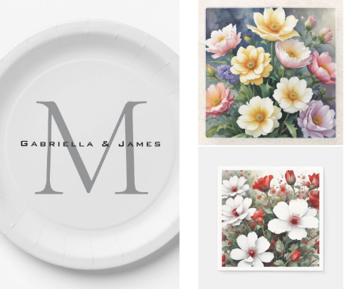 Elegant Plain Minimalist Weddings Designs cover photo collage