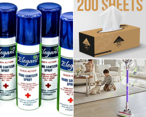 Home essentials cover photo collage