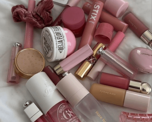 skin + makeup cover photo collage