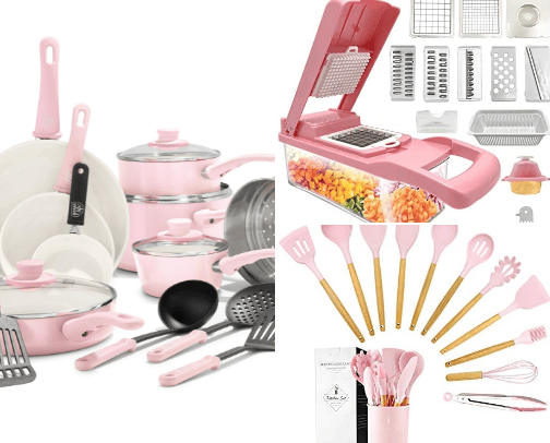 PINK kitchen must have !! cover photo collage