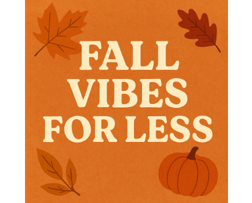 Fall Vibes For Less cover photo collage