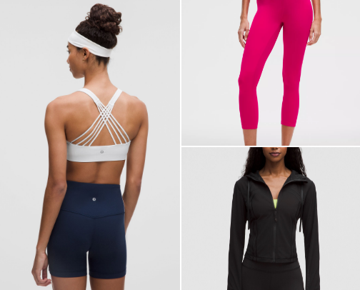 Lululemon Favorites cover photo collage