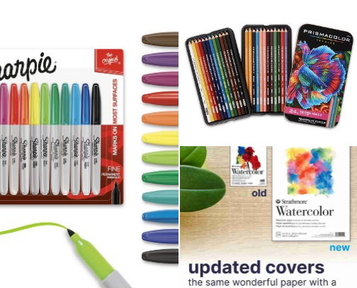 Best Drawing Pens, Pencils, and Art Supplies at Target for Artists cover photo collage