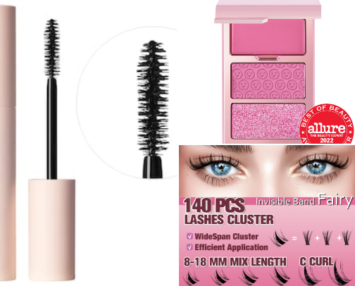 My top beauty products cover photo collage