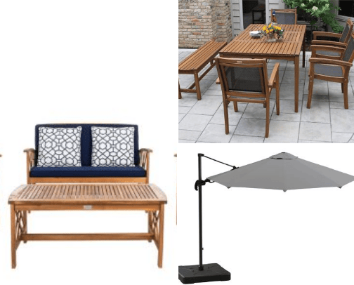 🌴Outdoor furniture and decor 🌴 cover photo collage