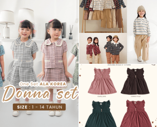 Rekomendasi Baju Anak Nyaman yang Bikin Penampilan Stylish dan Kekinian cover photo collage
