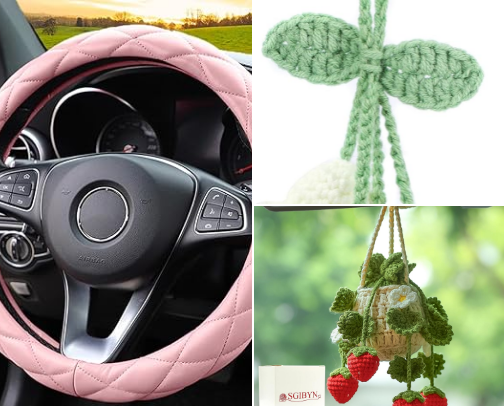 Car essentials cover photo collage