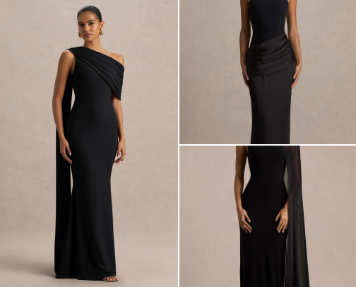 Formal black gowns small band large cup cover photo collage