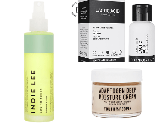 skincare for dry skin cover photo collage