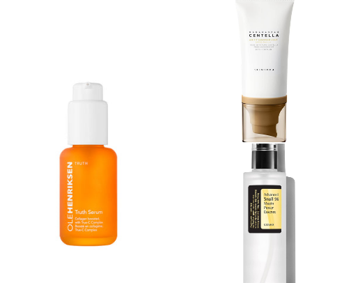 my fav skincare recs cover photo collage