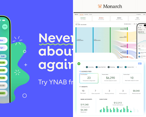 Best Personal Finance & Budgeting Apps for Freelancers & Side Hustlers (2026) cover photo collage