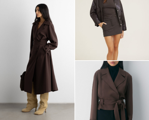 Rich Chocolate Brown For the Perfect Fall/Winter Wardrobe 🍂🍫🐻 cover photo collage