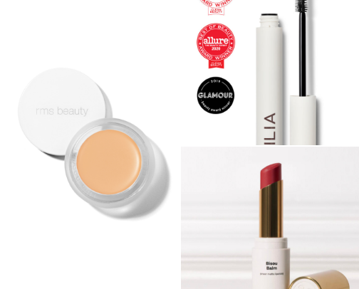 Make-up essentials for clean romantic vibe girlies 💖 cover photo collage