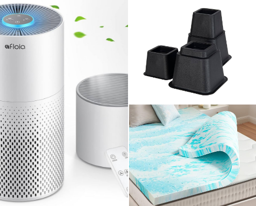 dorm essentials shopping list cover photo collage