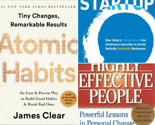 Must-read Books for Personal and Professional Growth cover photo collage