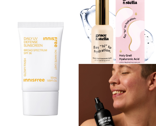 Currently Using Skincare cover photo collage