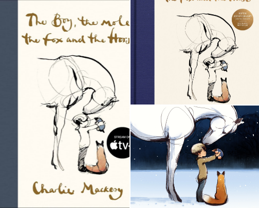 The Boy, the Mole, the Fox and the Horse: Inspiring Conversations on Hope, Love and cover photo collage