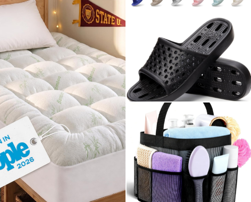 Dorm Room Essentials for Your Freshman College Student cover photo collage
