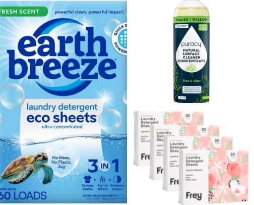 Cleaning Products for Cleaner Living cover photo collage