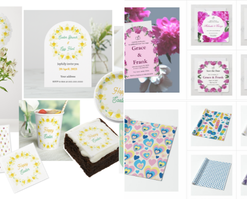 Print-on-demand - Zazzle. cover photo collage