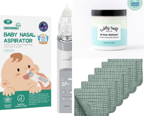 Newborn Essentials I Couldn’t Live Without cover photo collage