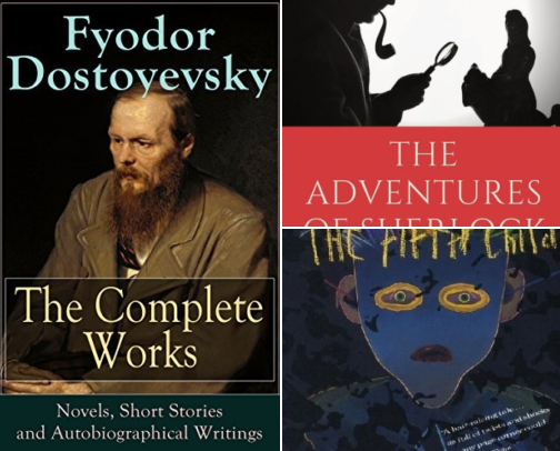 My favourite books to read in my free time cover photo collage