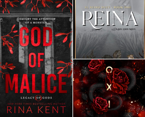 For the Dark Romance Girlies 🥀🖤 cover photo collage