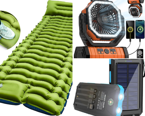 Favorite Camping Finds cover photo collage