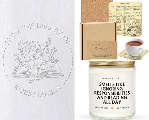 Things to get a Booklover cover photo collage