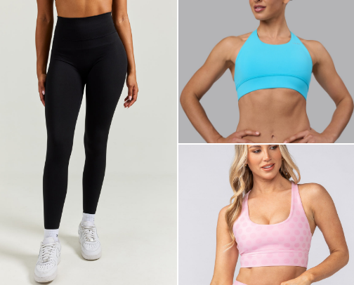 WORKOUT WEAR cover photo collage