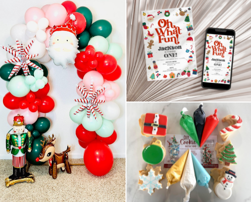 Oh What Fun Christmas Party Collection cover photo collage