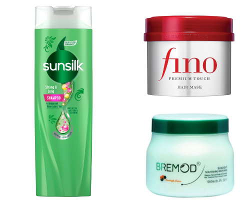 The Secret for Smooth, Shiny, and Healthy Hair! cover photo collage