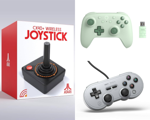 Retro gaming accessories for more retro fun cover photo collage