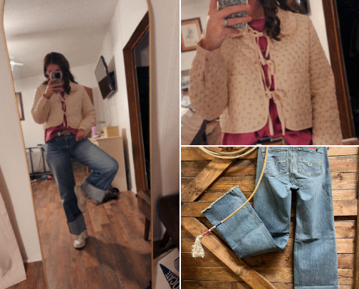 Western mama & Ag teacher OOTDs cover photo collage