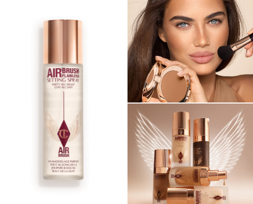Charlotte Tilbury's I LOVE 💫 cover photo collage
