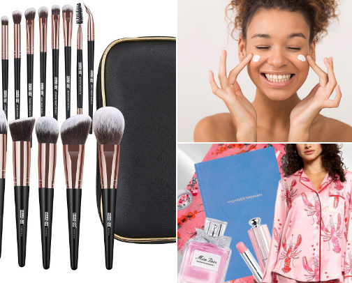 Beauty discoveries cover photo collage