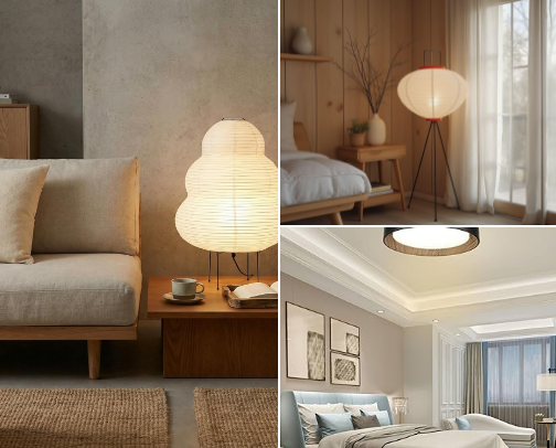 Japandi Lighting Collection cover photo collage