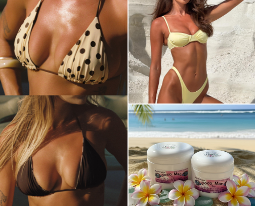 beach -> bar in kaua'i 🌴 cover photo collage