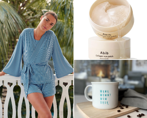 Cozy Slow Morning Routine for Moms cover photo collage