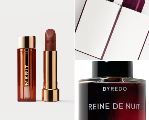 🍷 The "Vamp Romantic" Beauty : 2026 Moody Glow cover photo collage