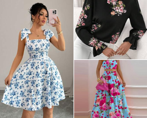 MY FAVORITE FLORAL PICKS FOR WOMEN cover photo collage