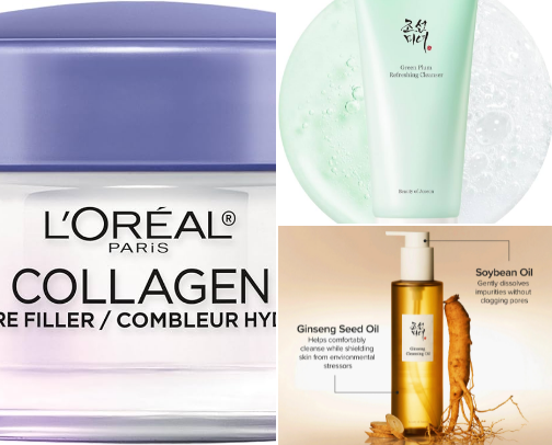 My top skincare faves cover photo collage