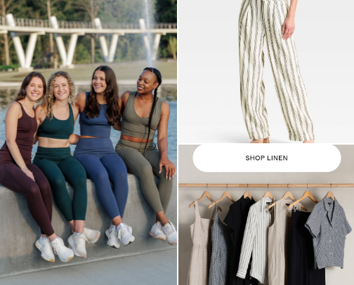 Natural fiber clothing cover photo collage