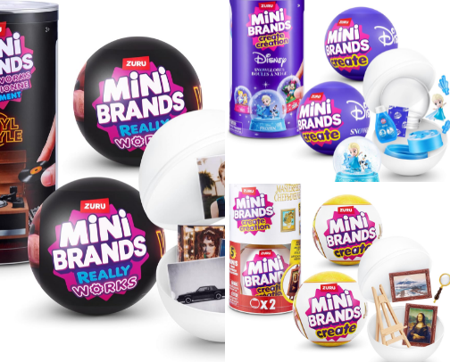 My Mini Brands Faves cover photo collage