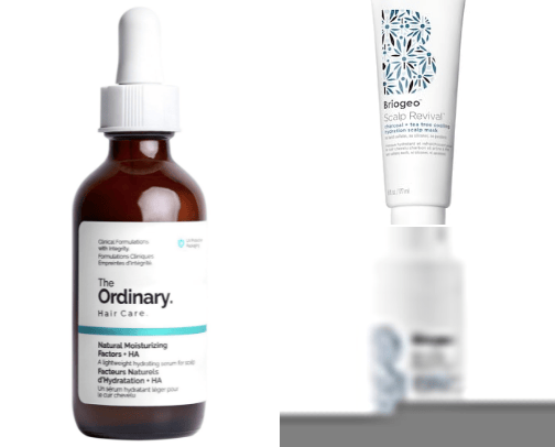 Products for dry scalp care cover photo collage