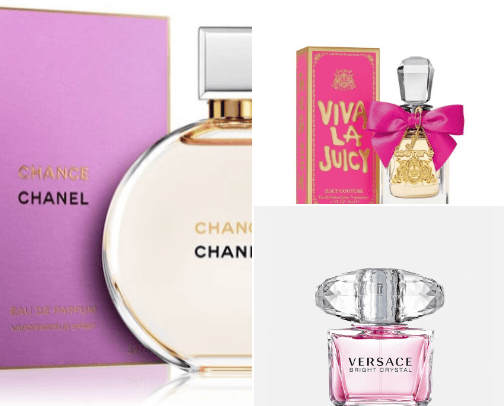 Favorite perfumes cover photo collage